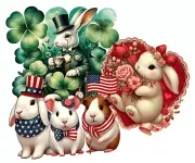 Springtime Celebration Sticker Series