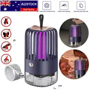 Electric Insect Bugs Fly Mosquito Killer LED Fan Lamp Catcher Zapper Trap new