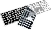 Silicone Keyboard Cover Skin for Imac Wired USB Keyboard with Numeric Keypad MB1