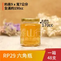 在飛比找蝦皮購物優惠-【台灣製】【190cc 六角瓶 RP29 】【1箱 48支含