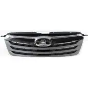 Grille For 10-12 Subaru Outback Silver Shell Gray Insert Horizontal Bar Plastic (for: Subaru)