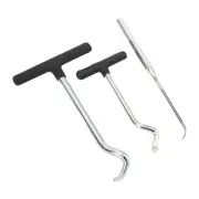 Car 3PCS O Rings Grease Seals Puller Steel Soft Handle Oil Seal Remover Puller