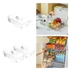 Fridge Drawers Food Containers Transparent Fridge Organization Kitchen Stackable