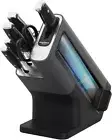 Foodi StaySharp Knife Block with Integrated Sharpener; 5 Knives and Scissors...
