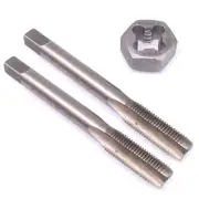 HSS M10x1mm Taper & Plug Tap & M10x1mm Hexagon Die Metric Thread Right Hand Set