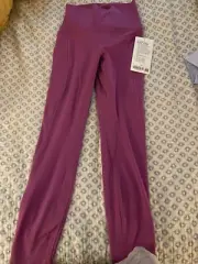 Lululemon Align High-Rise Pant with Pockets 25" Vivid Plum size 4 NWT