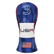 PRG USA Camo Fairway Head Cover - White/Blue/Camo