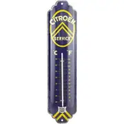 Citroen Car Service Thermometer Nostalgic Art - Metal Tin - Licensed