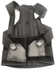 Eambond Adjustable 2 in 1 Back Brace Posture Corrector for Men & Women Sz-L READ