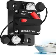 Circuit Breaker | Truck Motor System Protector,12-48V Circuit Breaker for Boat Trolling Motor Marine, Vehicles Audio Electronic Battery System