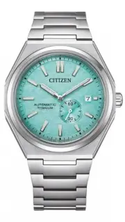Citizen Automatic Super Titanium watch with silver bracelet NJ0180-80M