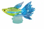 RUCINNI Blue Peacock Fish Trinket Box