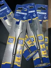 Irwin Speedbor 1" X 6" L Carbon Steel Wood Boring Bit -88816- Lot Of 4pcs