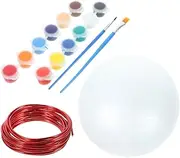 Boys and Girls's Craft Foam Globe Kit Create Your Own Learning Planet Decorative Balls