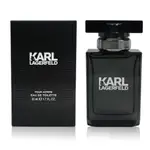 【KARL LAGERFELD 卡爾】同名時尚男性淡香水 50ML