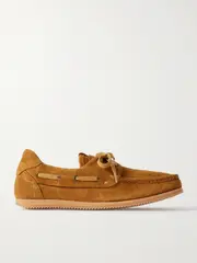 [Jacquemus] Jacquemus - Batto Croc-effect Suede Loafers - Camel - FR40 FR 40 Brown