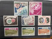在飛比找Yahoo!奇摩拍賣優惠-摩納哥郵票1962年蒙特卡洛汽車拉力賽路線圖雕刻版2全新11