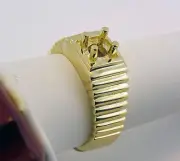 MEN'S SOLITAIRE RING MOUNTING 14K YELLOW GOLD FOR 5/8CT - 3/4CT ROUND DIAMOND