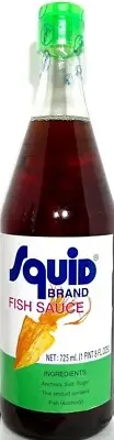Squid Brand Fish Sauce No MSG Added, Gluten-Free 24 oz~Exp 8/14/2026