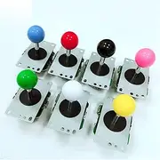 2 Pieces 5 Pin 8 Way Joystick with Circuit Board for Arcade Game Console (Color : Yellow)