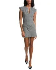 ba&sh Linen-Blend Sheath Dress