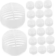Cabilock 100pcs Mineral Water Bottle Filter Part Portable Tea Brewing Bottle Strainer for Outdoor Cold Brewing Tea and Juice Convenient Water Bottle Filter for Hiking and Camping