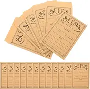 NUOBESTY Garden Storage Solution 50pcs Paper Packets Reusable Self-Seal Mini Envelopes Ideal for Planting Money Bags Mailing Envelopes