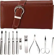 10pcs Nail Clippers Tools Kit, with Storage Bag, Nail Clippers for Men, Comfortable Grip, Easier Store and Transport, Toenail Clipper Precise Trimming Manicure Tool for Home