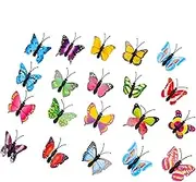 LAPYAPPE 30Pcs Butterfly Thumb Tacks Decorative Push Pins for Message Boards and Photo Displays Cute Cork Board Tacks for Office Decor for