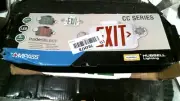 COMPASS CCRG LED Exit Sign / Emergency Light Combo, Field Select Red/Green NEW