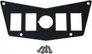 Moose Center 4 Switch Dash Plate-Black for 2014 Polaris RZR 800 XC Edition UTV