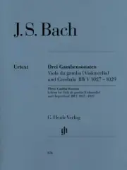 Bach Sonatas for Viola da Gamba and Harpsichord BWV 1027-1029 Version 051480676