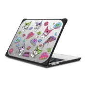 MacBook Air 13-inch (M2 - M4) Bounce Case Kuromi Astro-Donut Sticker Laptop Case