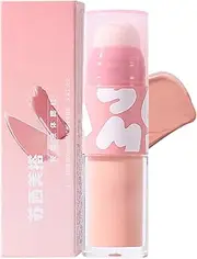 Liquid Blush, High Pigment Blush Stick, Matte Finish Cheek Blusher Stick, Easy to Apply and Blend, Long-Lasting Wear, Pink, Naturally Sculpted Appearance for Girls, Women All Skin Types