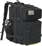 QT&QY Military Tactical Backpacks For Men Molle Daypack 25L/35L/45L Large 3 Day Bug Out Bag Hiking Rucksack With Bottle Holder