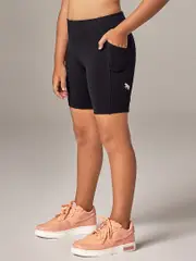 Running Bare Girls Activewear and Exercise Tights. - All Star Bike Tight - Girls