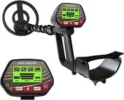 Metal Detectors, Underground Underwater Gold Metal Detector LCD Backlight Display Low Frequency Pinpoint Disc All Metal for Beach/Gold Hunting