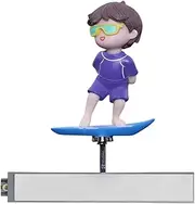 Bobblehead Dashboard, Funny Car Dashboard Decorations,Slip Cartoon Car Dashboard - Oscillating Character for Work Office Trucks