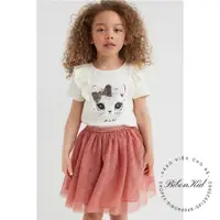 在飛比找蝦皮購物優惠-[BibonKid] 8-10 歲棉質襯衫和雪紡裙嬰兒 HM