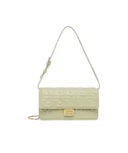 Fendi Wallet Logo Embossed Wallet On Chain One size Nude
