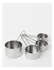 [The Cooks Collective] Measuring Cups in Stainless Steel