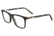 Chopard VCH217V 703 Shiny Black With Carbon Fiber Mens Eyewear Authentic 54mm