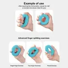 Hand Strengthener Grip Ring Silicone 2 Levels Forearm Hand Exerciser For Roc JFF
