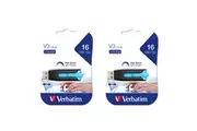 2PK Verbatim Store'n'Go V3 USB 3.0 Stick Flash Drive 16GB f PC Caribbean Blue