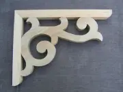 Wooden Verandah Brackets ( LARGE ) 400mm W x 310mm H x 353mm Thick / Fretwork