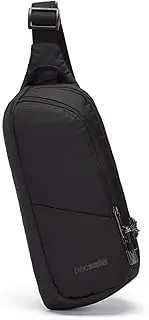 [Pacsafe] Unisex Adults Vibe 150 Anti Theft Jet Black Cross Body Bag, Jet Black, 2.2 Liter US