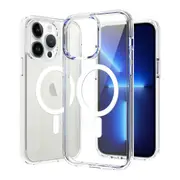 iPhone 15 Plus Compatible Case Cover With Ultimate Shockproof Transparent And Compatible With MagSafe Technology - Transparent