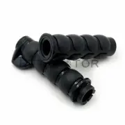 Hand Grip 25mm For Harley Softail Fat Boy FLSTF Black Billet Aluminum 1"