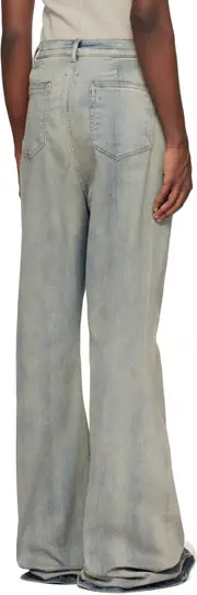 Rick Owens DRKSHDW Bolan Bootcut Stretch Denim Jeans 28 sky-blue