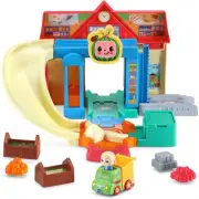 VTech CoCoMelon Go! Go! Smart Wheels Cart Racers Grocery Store Track Set